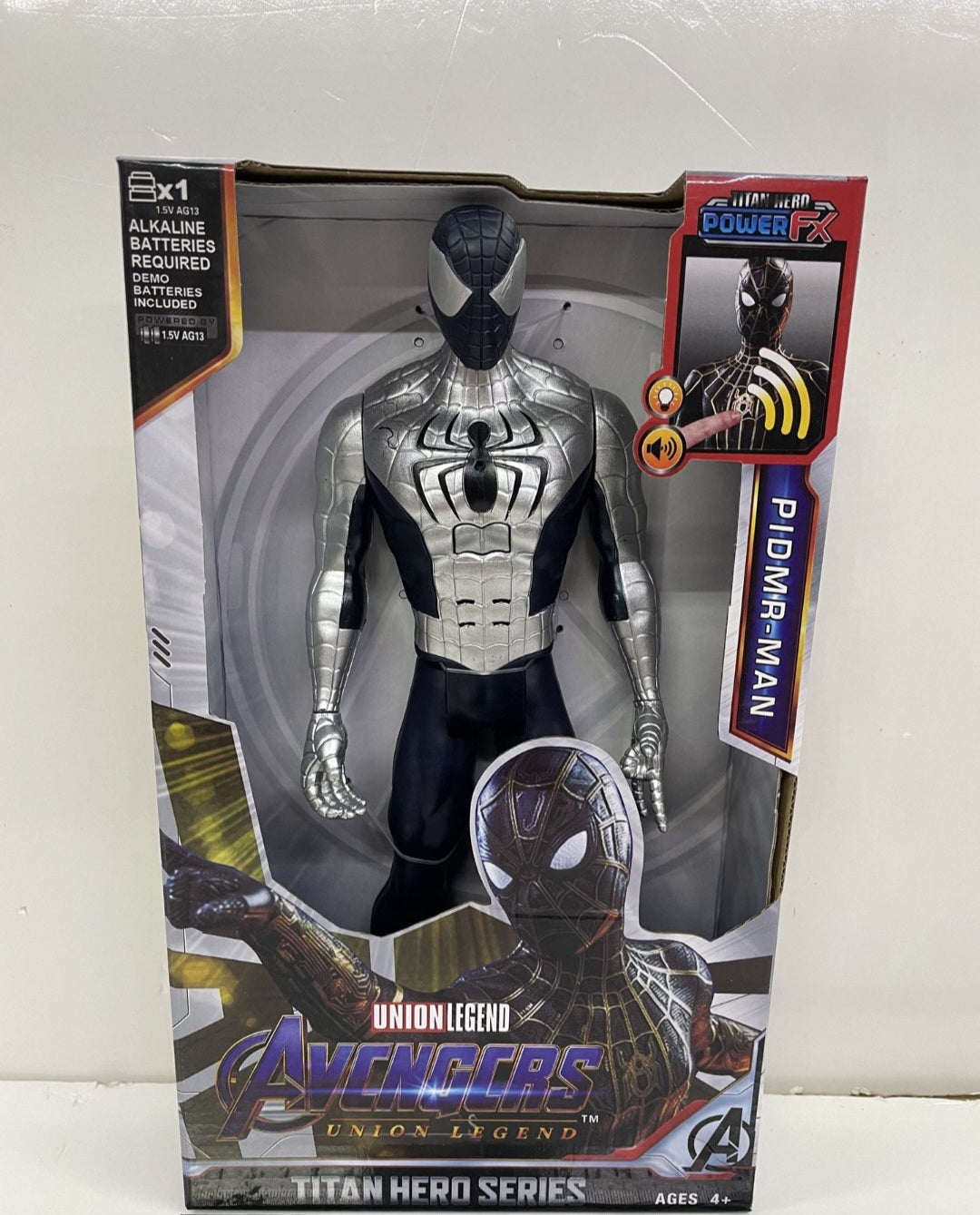 Silver spajdermen pokretna igračka 30cm