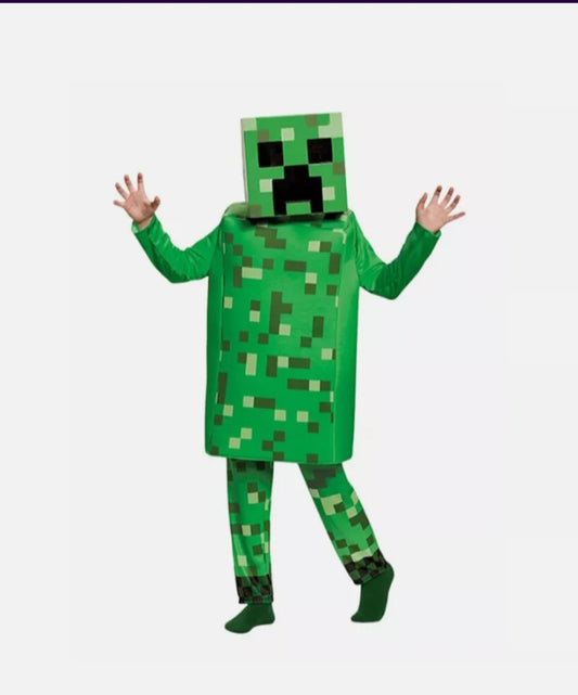 Creeper costume from the game Minecraft