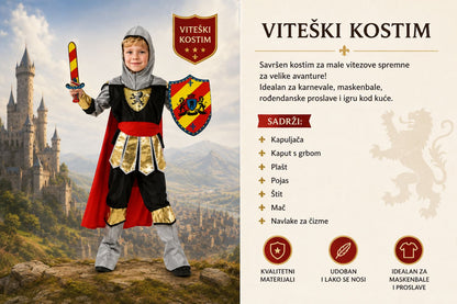 Viteški kostim za dečake